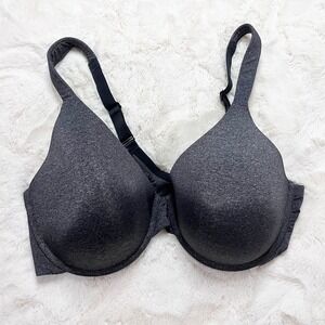 Ambrielle Heather Gray Full Figure Everyday Full Coverage Bra 44D